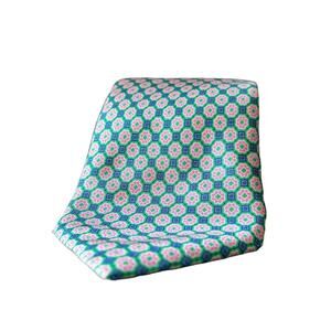 SOLOiO pastel green pink geometric pattern men’s designer tie made in Italy